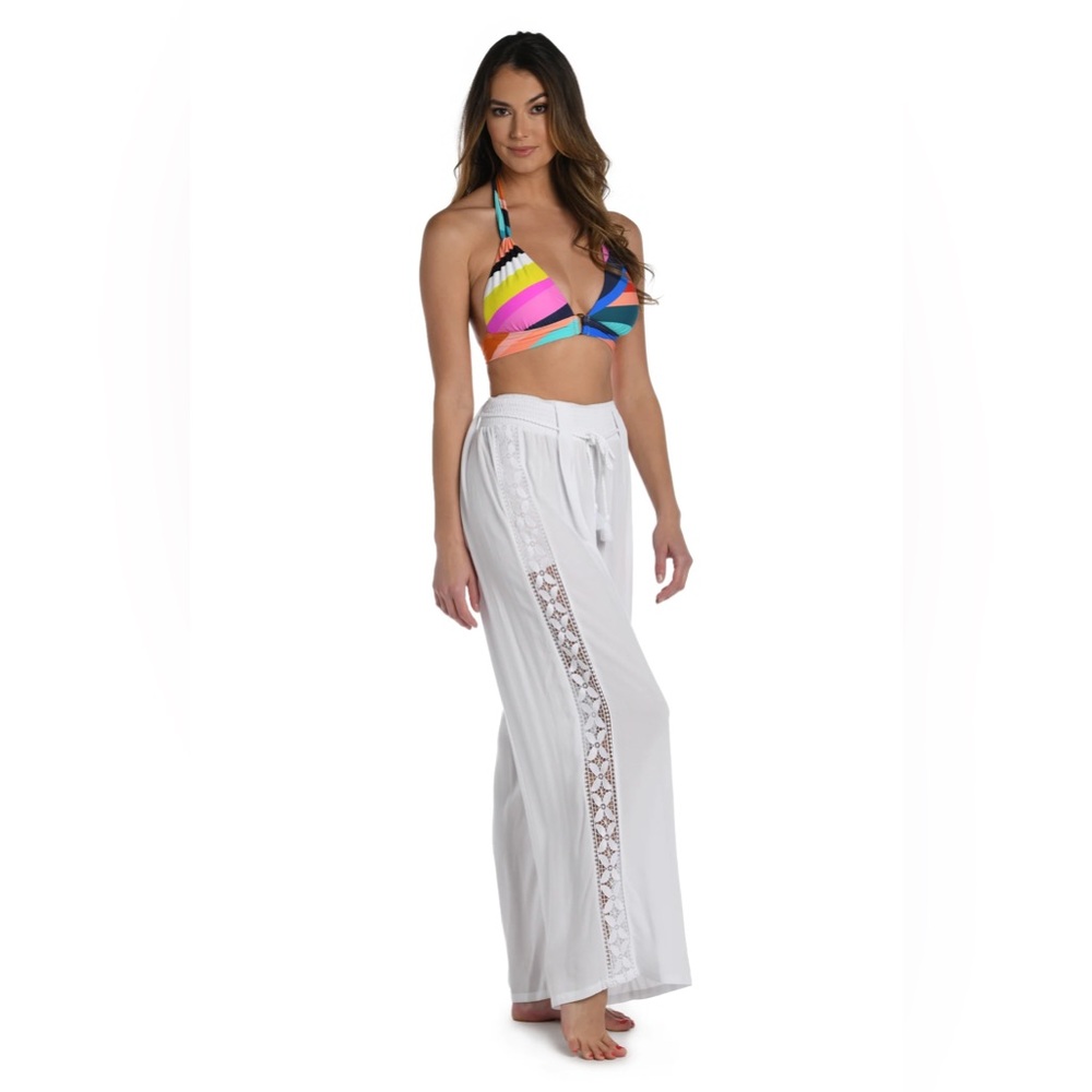 La Blanca White Swim Coverup Pants